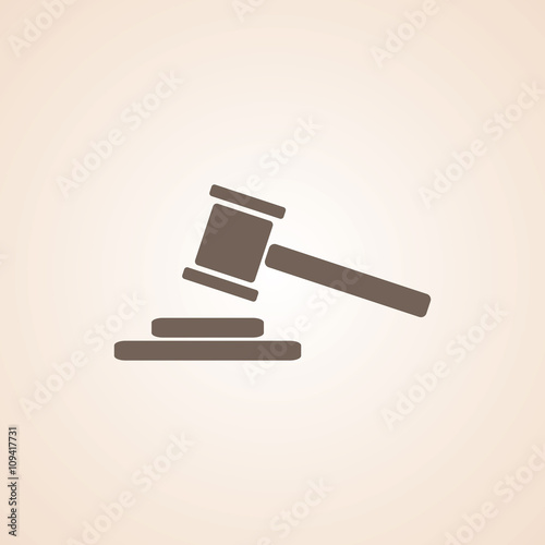 Icon Of Judge Hammer.