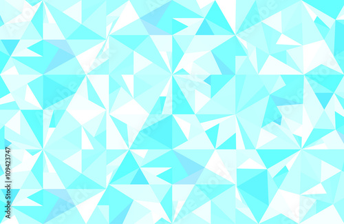 Abstract blue diamond vector geometric art background
