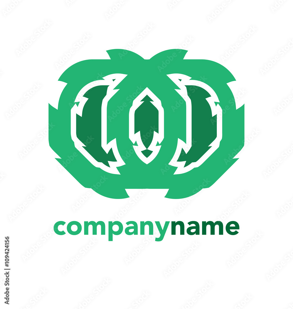 Fototapeta premium Abstract Vector Logo Design Template. Creative Concept Icon 