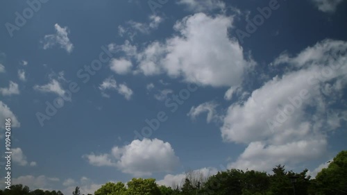 雲　タイムラプス　東京の空