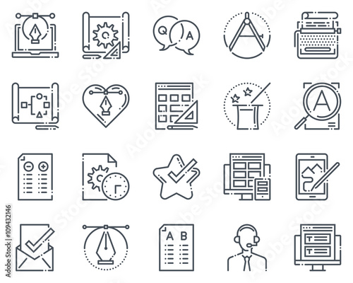 Design icon set