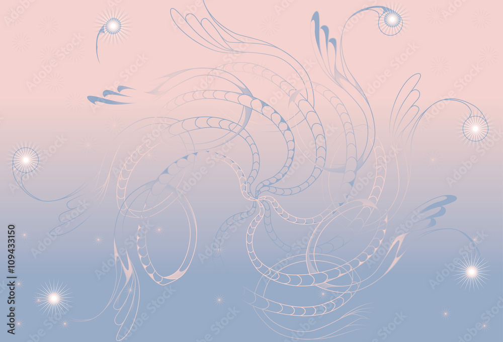 Fantasy background. Rope ladders and wings. Fantasy background. Rope ladders and wings.