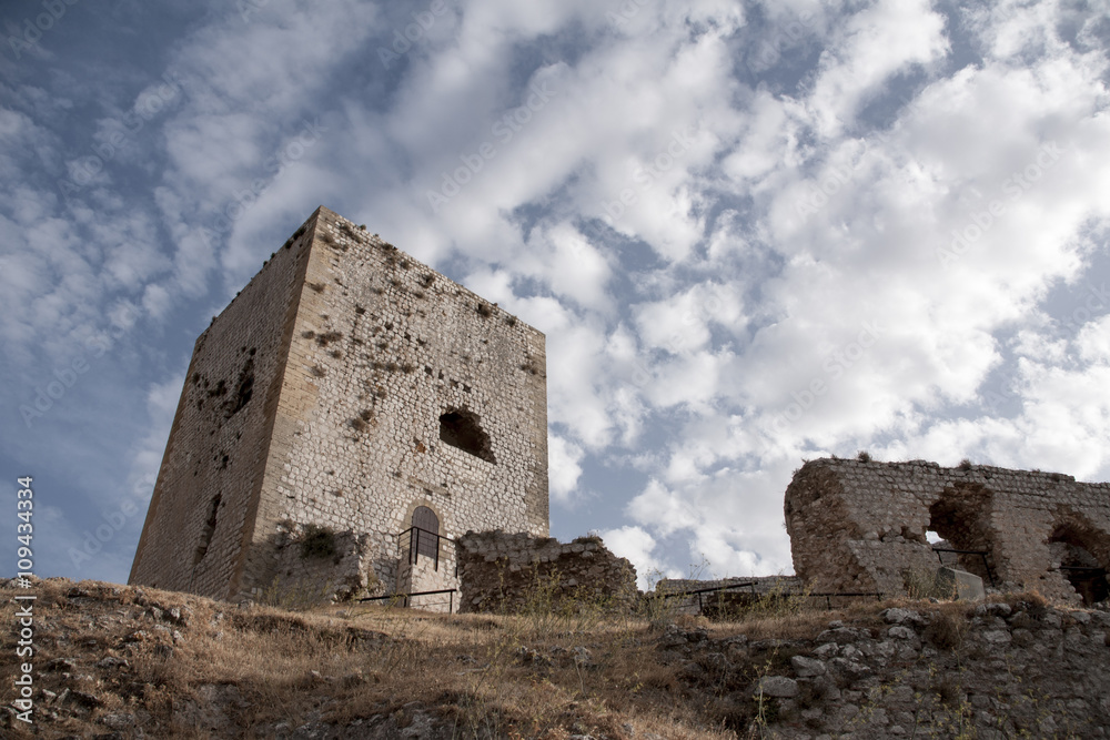 Antiguo castillo almohade de la Estrella en el municipio de Teba provincia de Málaga