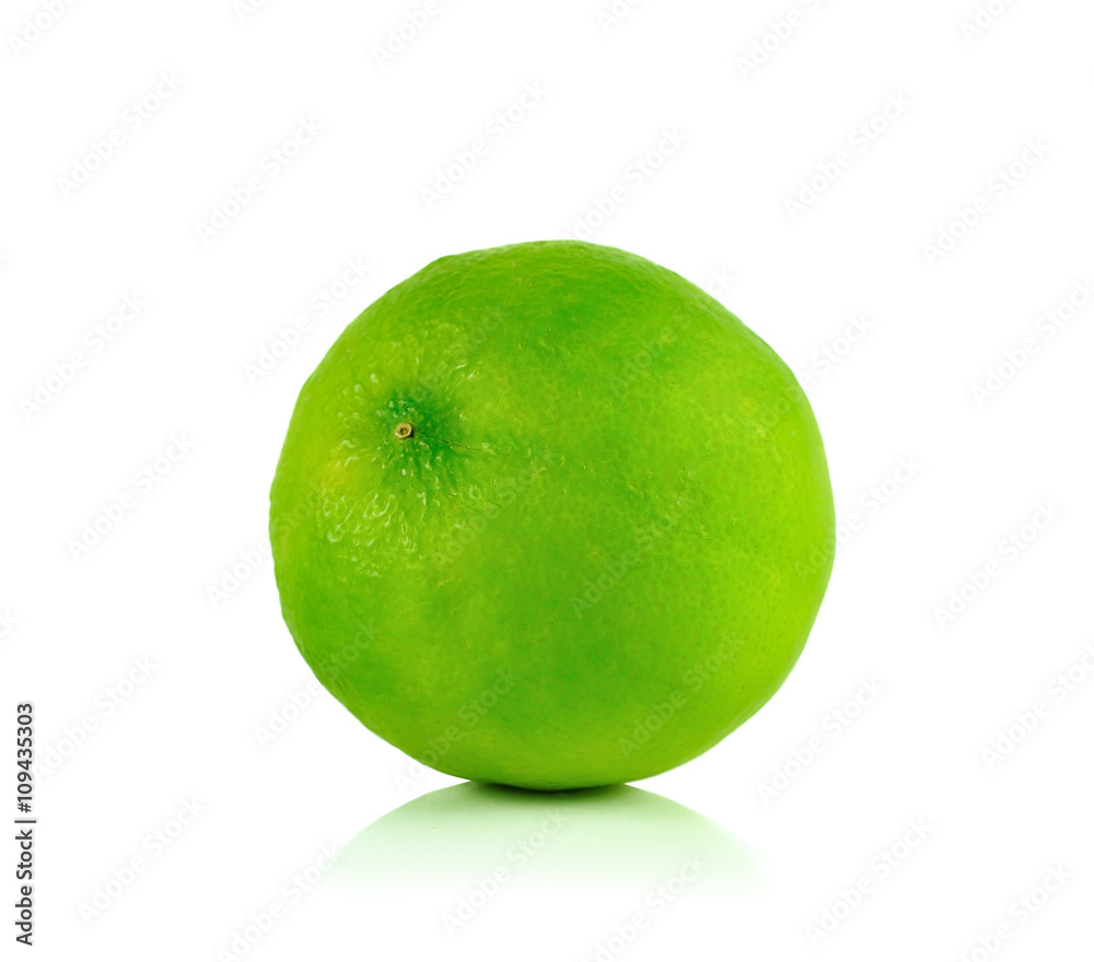 lime close up isolated on white background lime close up isolated on white background