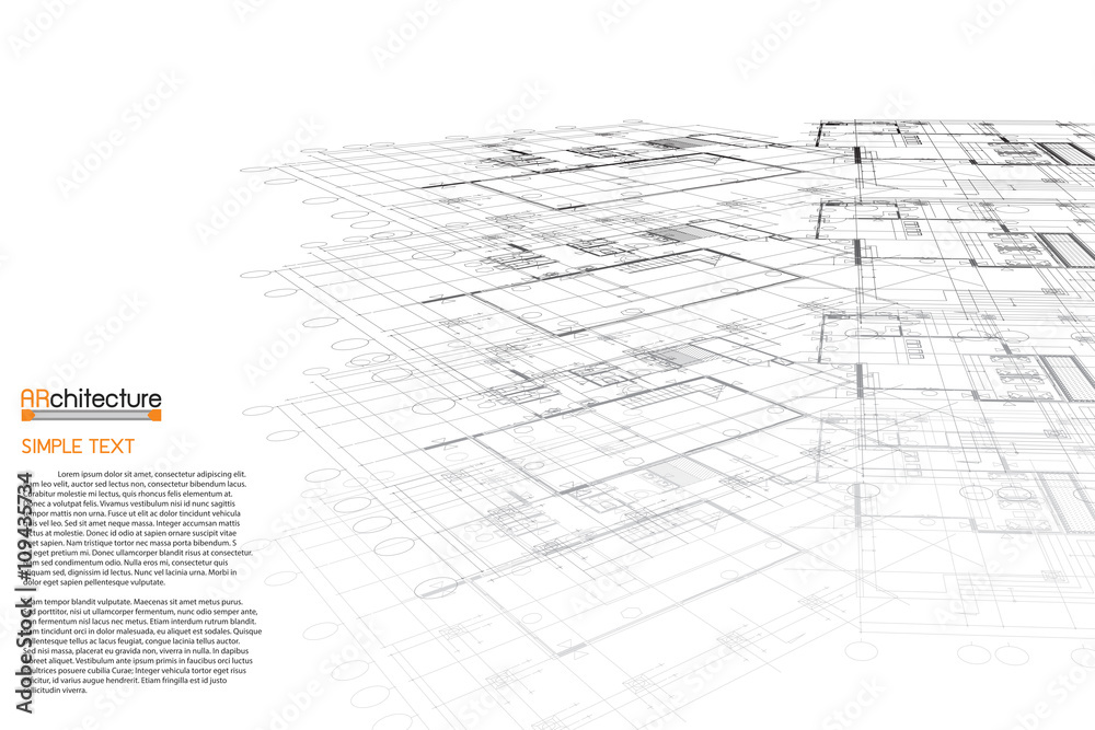 Fototapeta premium Architecture Background
