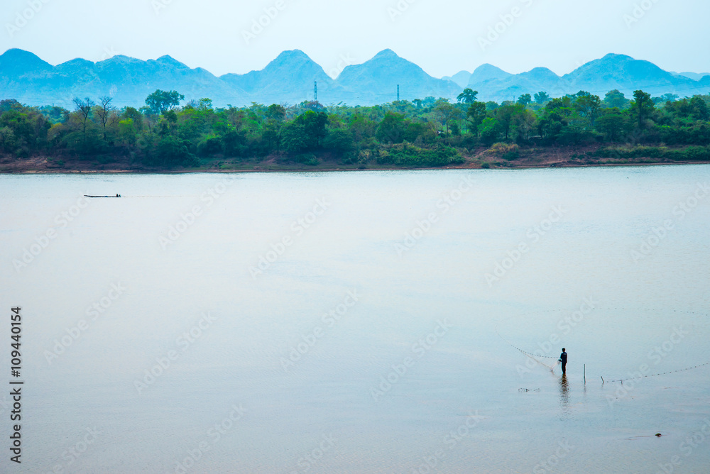 Landscape of Mekong River