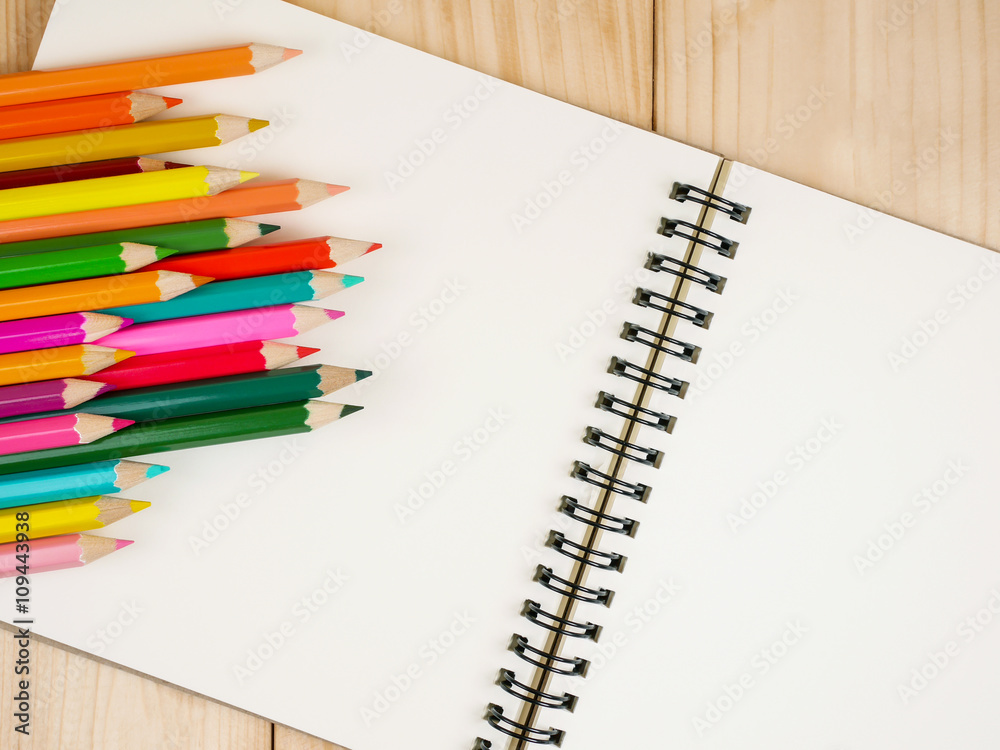 Color pencil and notebook 18 Color pencil and notebook 18