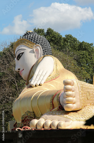 Buddha statue at Wat Phra That Su Thon Mongkhon Khiri Samakkhi Tham, Phrae, Thailand photo