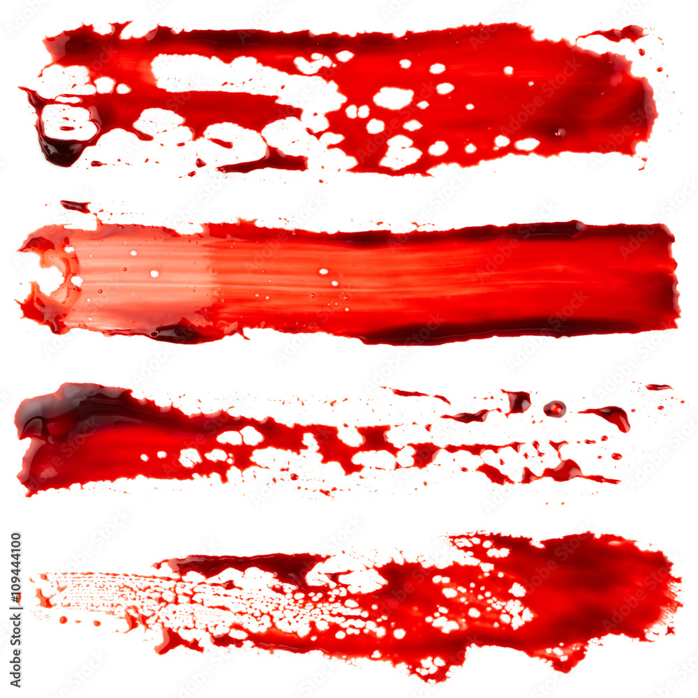 Set of bloodstain Set of bloodstain