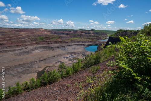 Open pit  iron ore mine, Hibbing, Minnesota