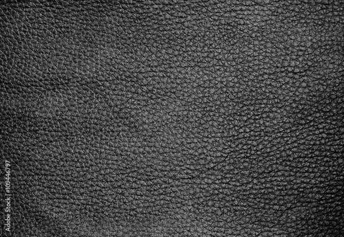 Close Up of Black Leather Texture Background