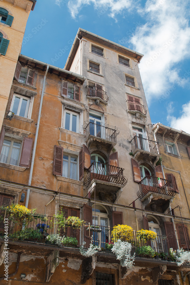 Fototapeta premium Piazza del Erbe, Vérone, Italie