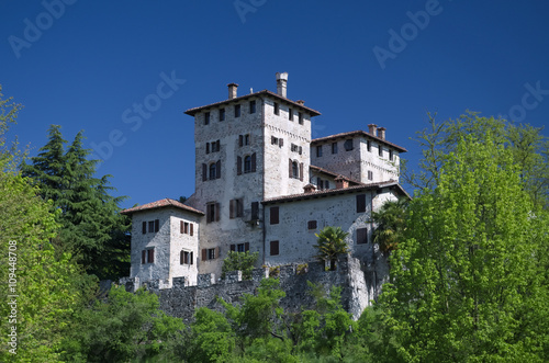 Medieval Cassacco s castle in Friuli  Italy  