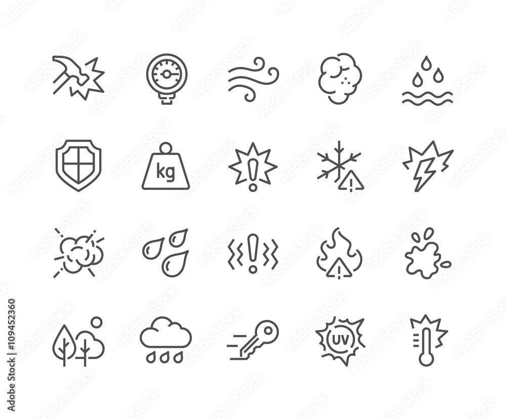 Line Influence Icons Line Influence Icons
