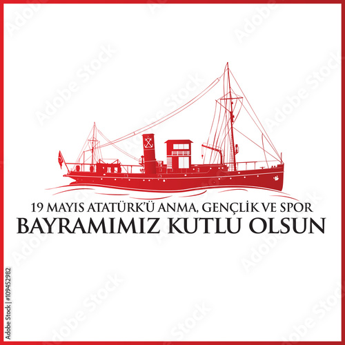 19 Mayıs Atatürk'ü Anma,Gençlik ve Spor Bayramı / Bandırma Vapuru