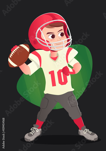 American football player.