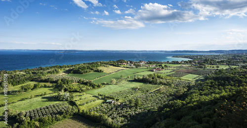 Aerial view of Lake Garda © MAURO