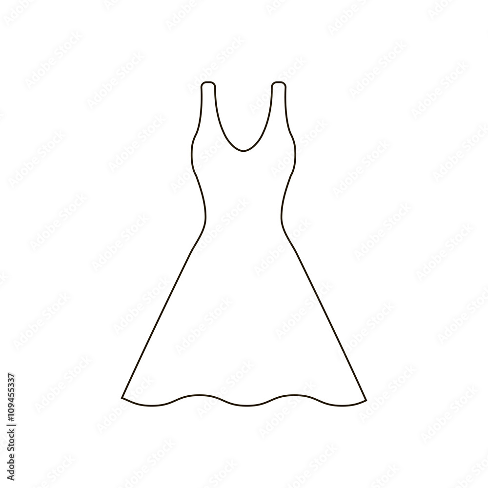 Dress vector illustration Dress vector illustration