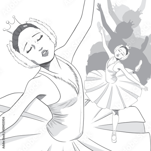 Black & White drawing of a ...