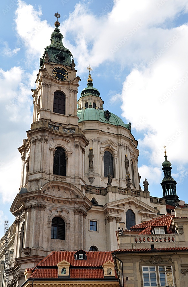 Baroque church, Prague, Czech Republic, Europe