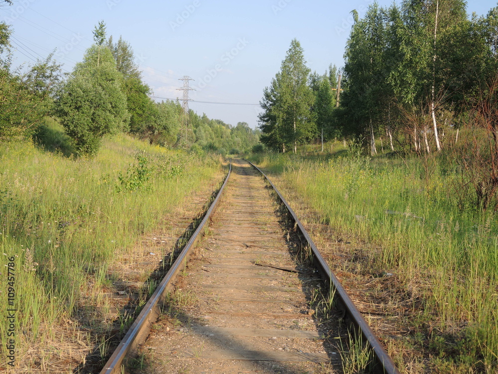 The railway track The railway track