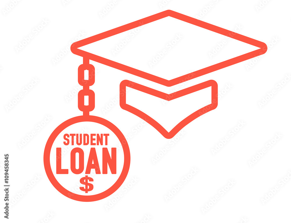 2016 Graduate Student Loan Icons - Crippling Student Loan Graphics for