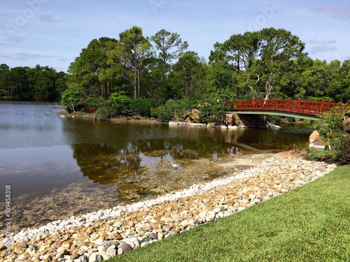 morikami museum and gardens landscape in boca raton photo