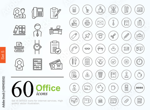 60 office icons