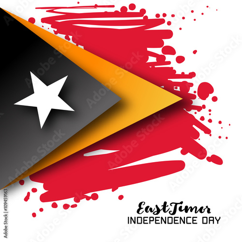 East Timor Independence day vector illustration