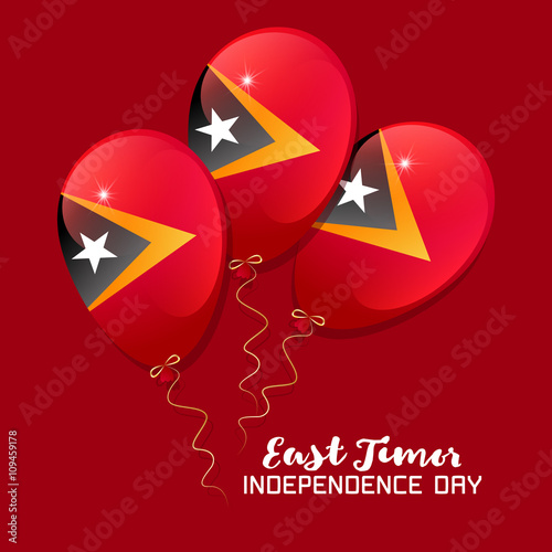 East Timor Independence day vector illustration