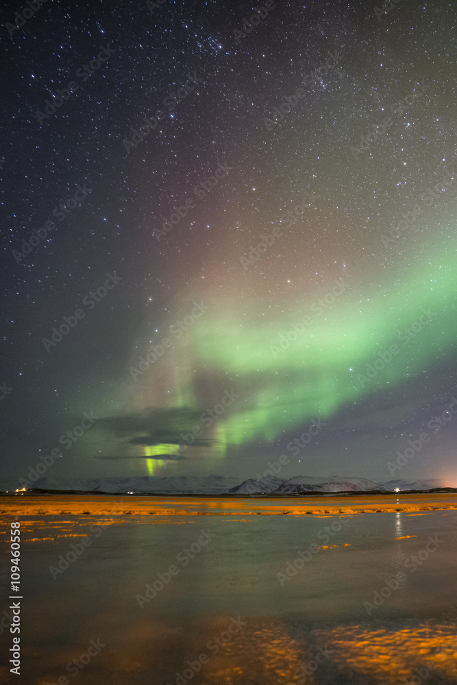 Nordlichter über Island