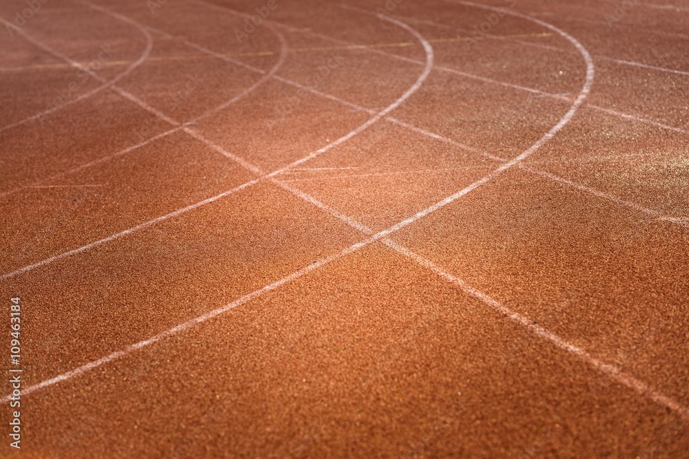Fototapeta premium Running track outdoors