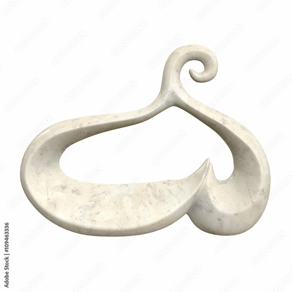 Abstract sculpture. 3d illustration Abstract sculpture. 3d illustration