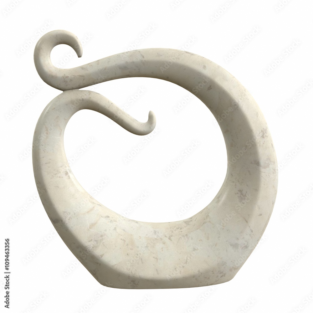 Abstract sculpture. 3d illustration Abstract sculpture. 3d illustration