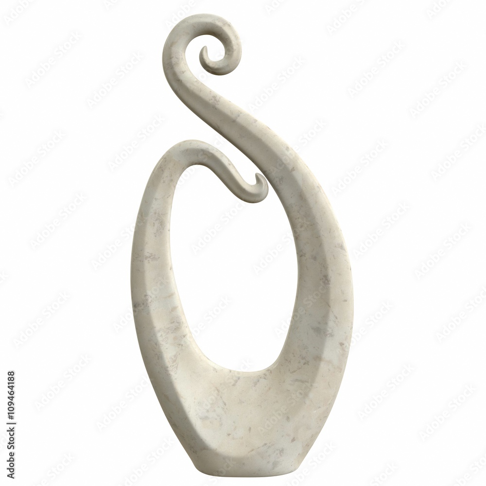 Abstract sculpture. 3d illustration Abstract sculpture. 3d illustration