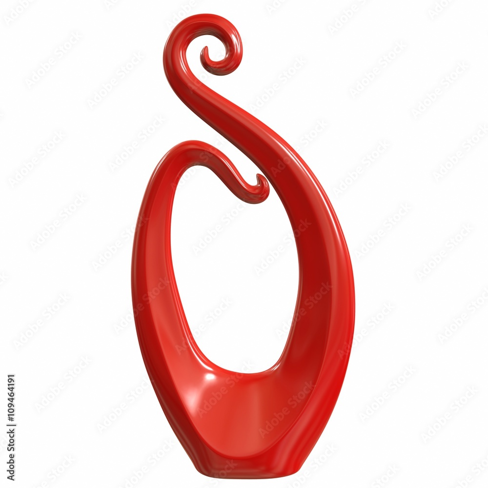 Abstract sculpture. 3d illustration Abstract sculpture. 3d illustration