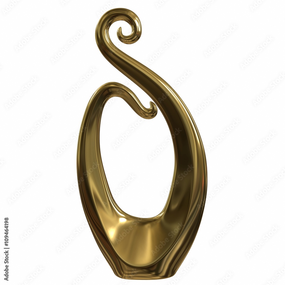 Abstract sculpture. 3d illustration Abstract sculpture. 3d illustration