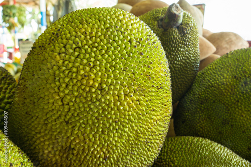 Jackfruit at tropical produce market