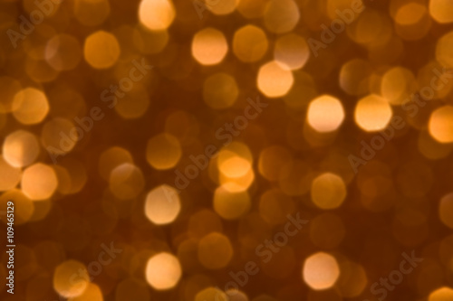 De-focused blur dark amber haze bubbles - abstract dark orange b