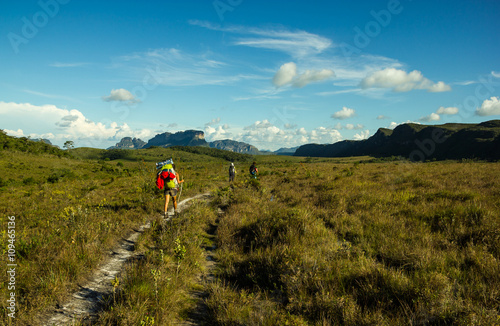 Trekking in Chapada Diamantina National Park, Brazil. photo