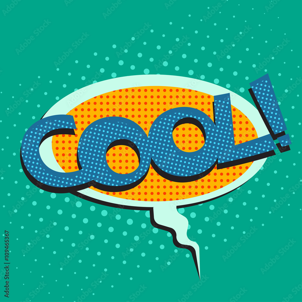 Fototapeta premium pop art speech bubble
