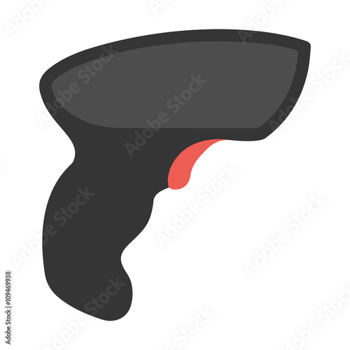 Scanner flat icon. Illustration for web and mobile design.