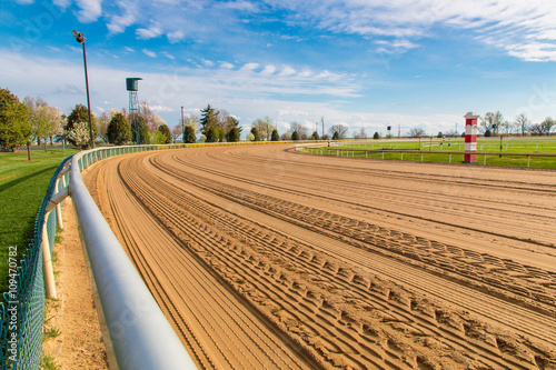 Obraz na plátne Horse race track.