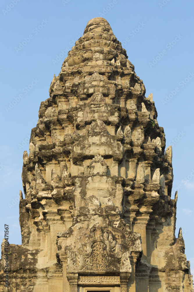 Fototapeta premium Angkor Wat temple Details with morning light, Cambodia