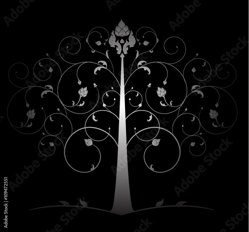 Thai traditional art. Thai Art Background, Thai art pattern.vector 