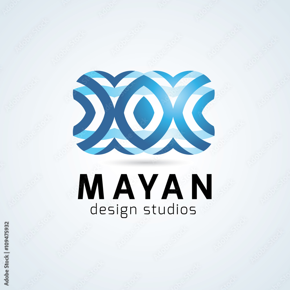 Mayan logo template. hotel logo. vector logo template. Mayan logo template. hotel logo. vector logo template.