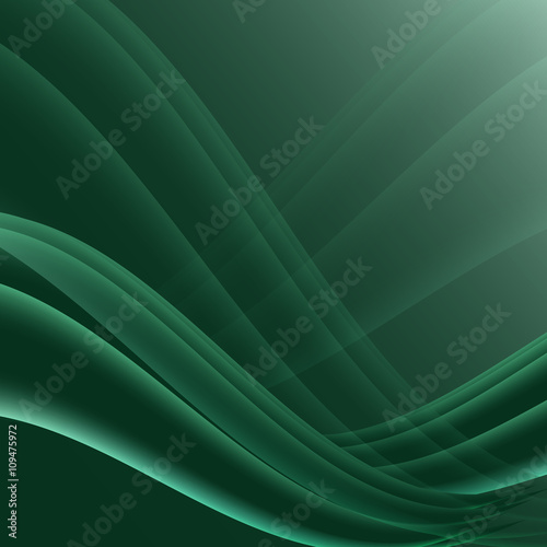 Green and black waves modern futuristic abstract background