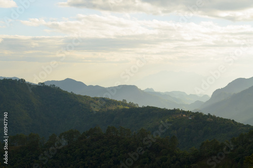 mountains in Chiangmai Thailand © gexphos