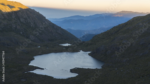 View from the top of Chirripo mountain photo