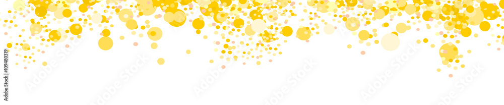 Konfetti Hintergrund gelb Geburtstag Party